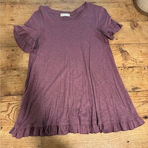 Soft Ruffle-Hem Women’s Shirt